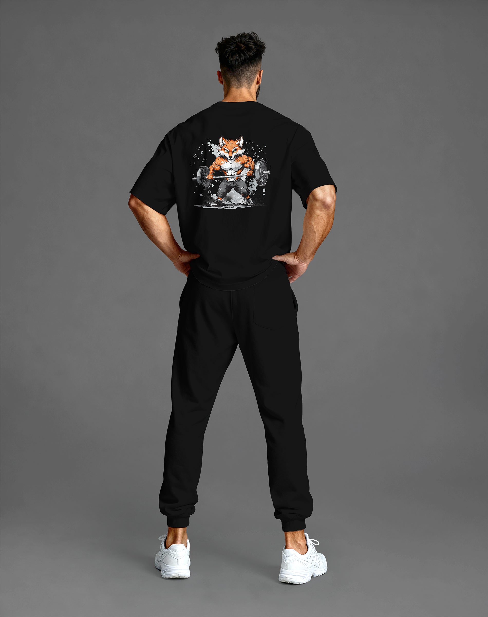 Shirt in Unbekannt – ready für jede Session. JAWX Gym Shirt. Fox Lift Oversized Tee