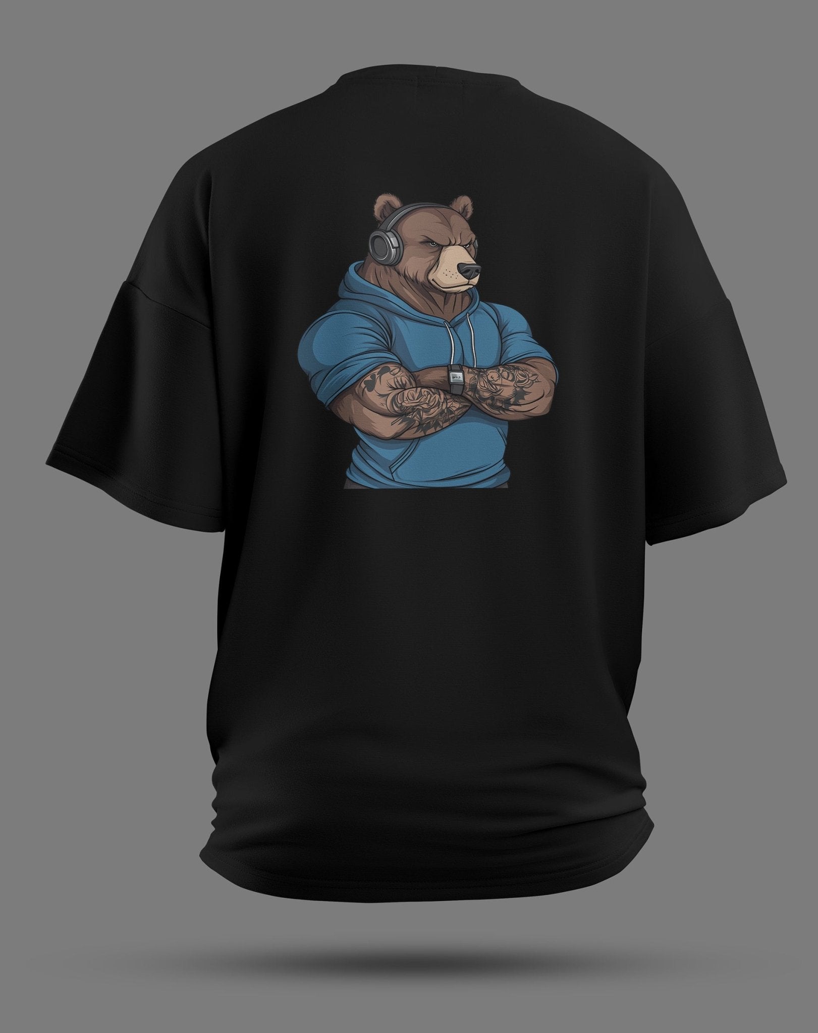 ALPHA BEAR Oversized T-Shirt - JAWX