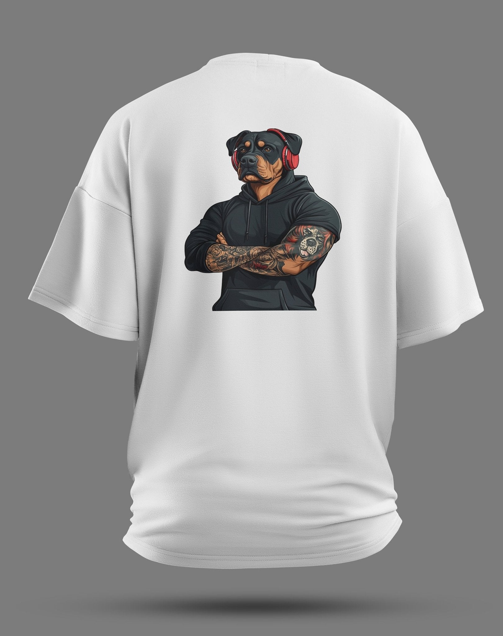 ALPHA ROTTWEILER Oversized T-Shirt - JAWX