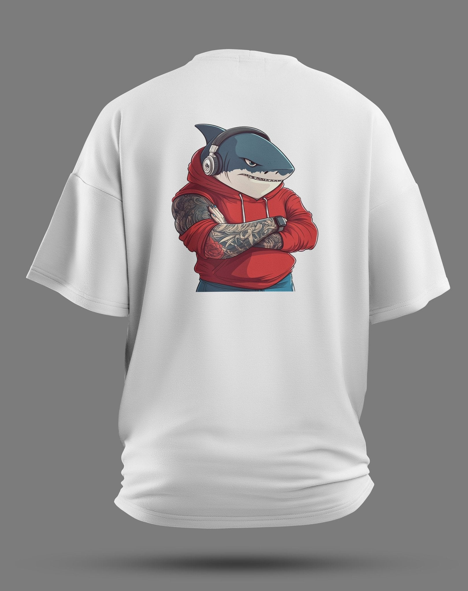 ALPHA SHARK Oversized T-Shirt - JAWX
