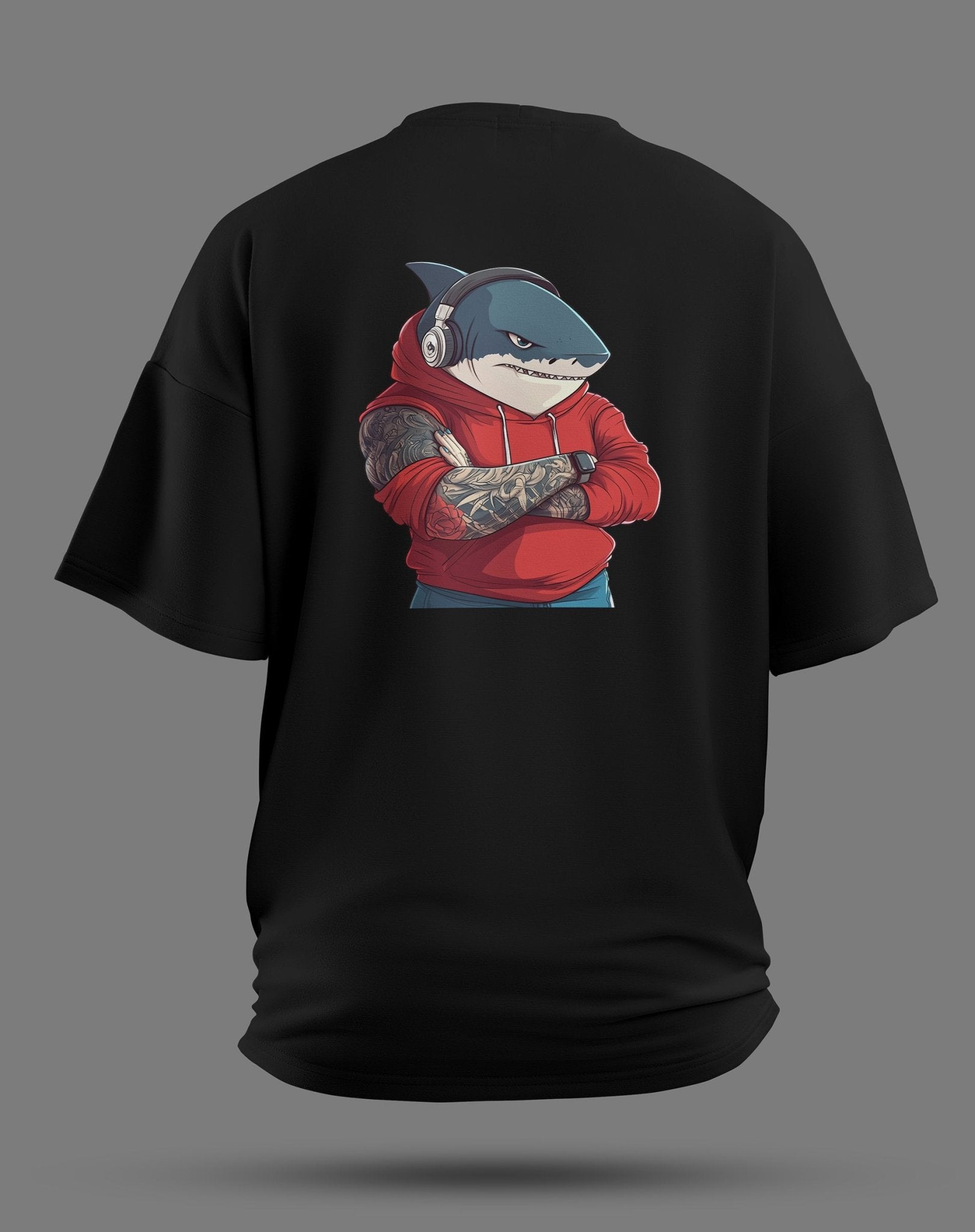 ALPHA SHARK Oversized T-Shirt - JAWX