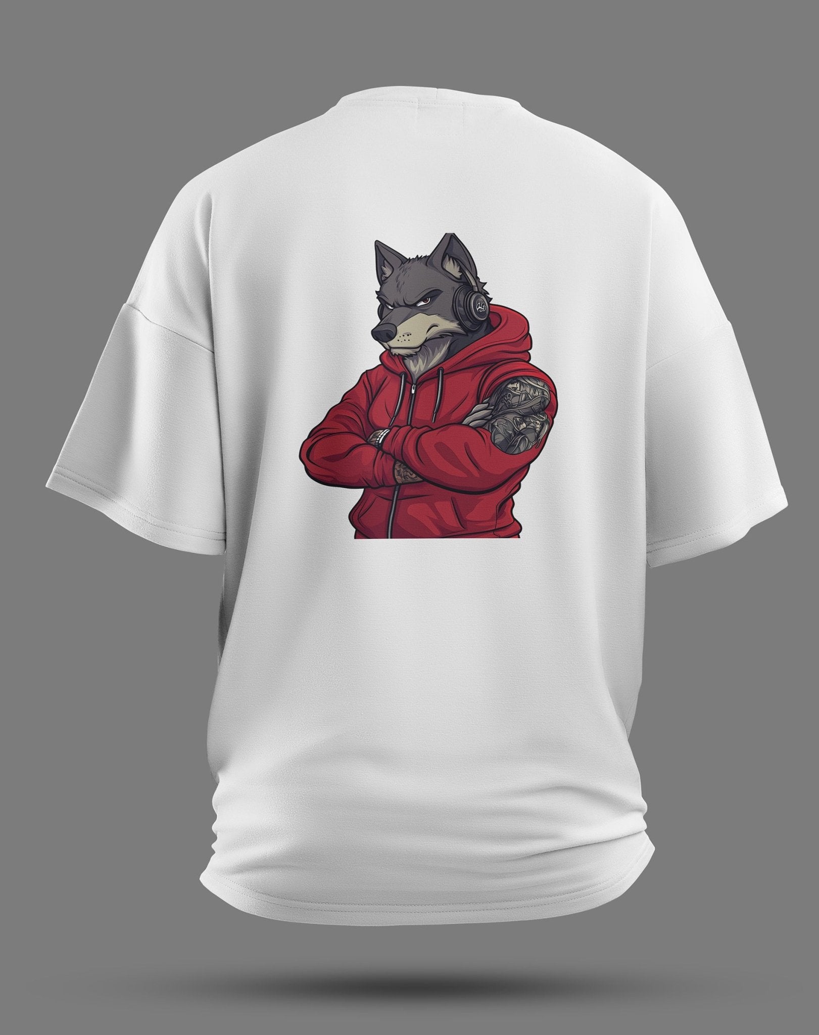 ALPHA WOLF Oversized T-Shirt - JAWX