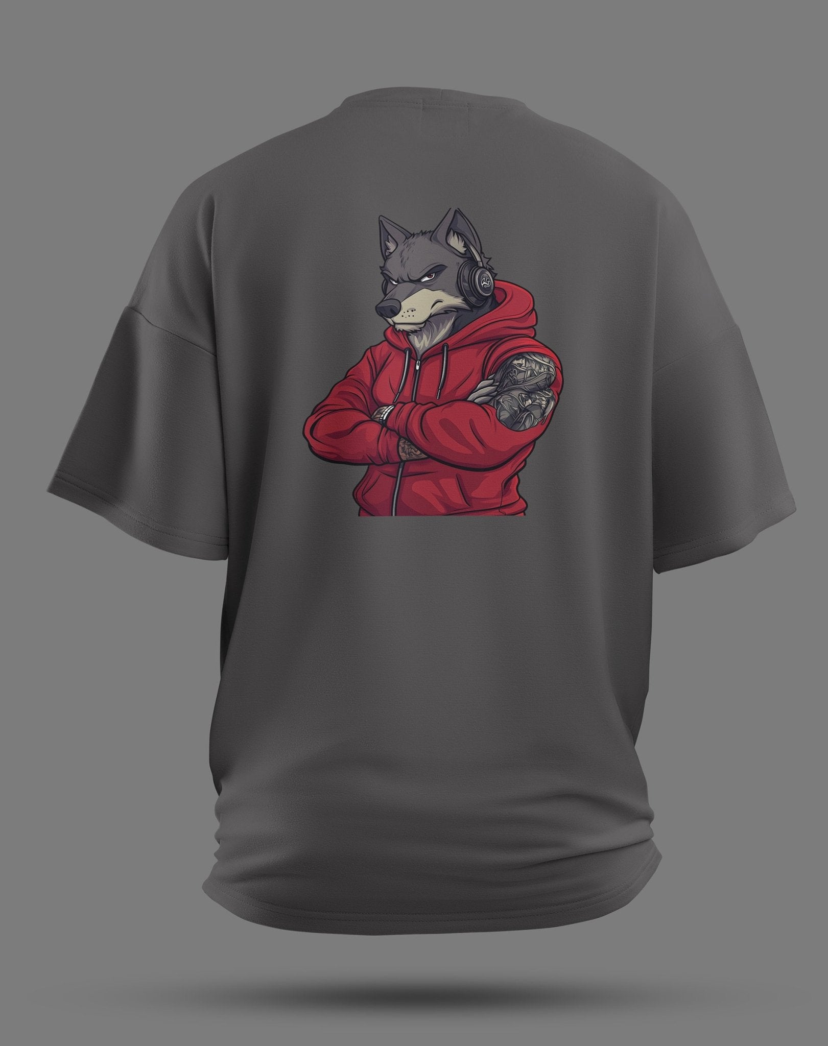 ALPHA WOLF Oversized T-Shirt - JAWX