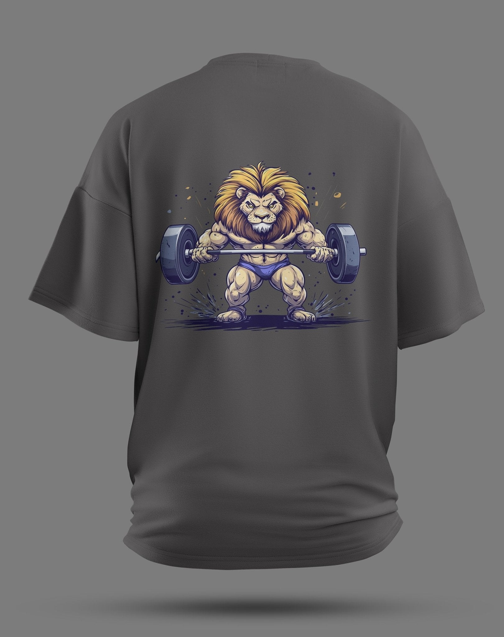 Lion Lift Oversized Tee - JAWX