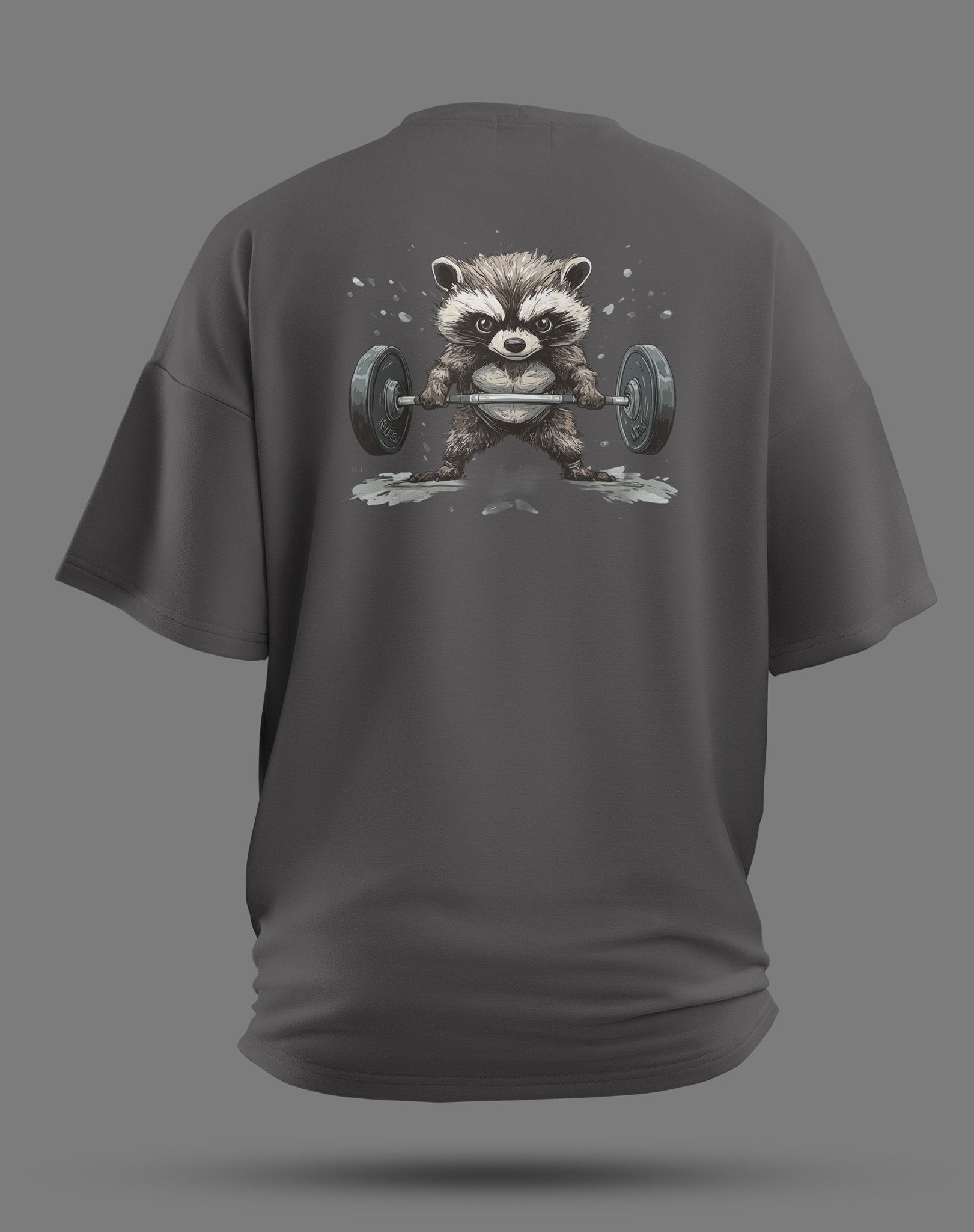 Raccoon Lift Oversized Tee - JAWX