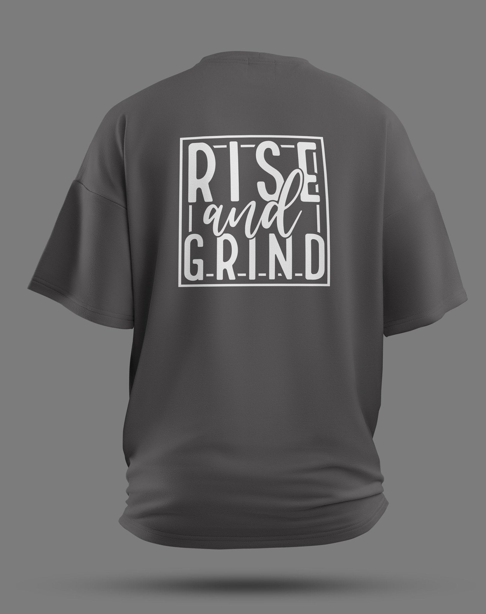 Rise and Grind – Oversized Gym Shirt für Fokus & Hustle - JAWX