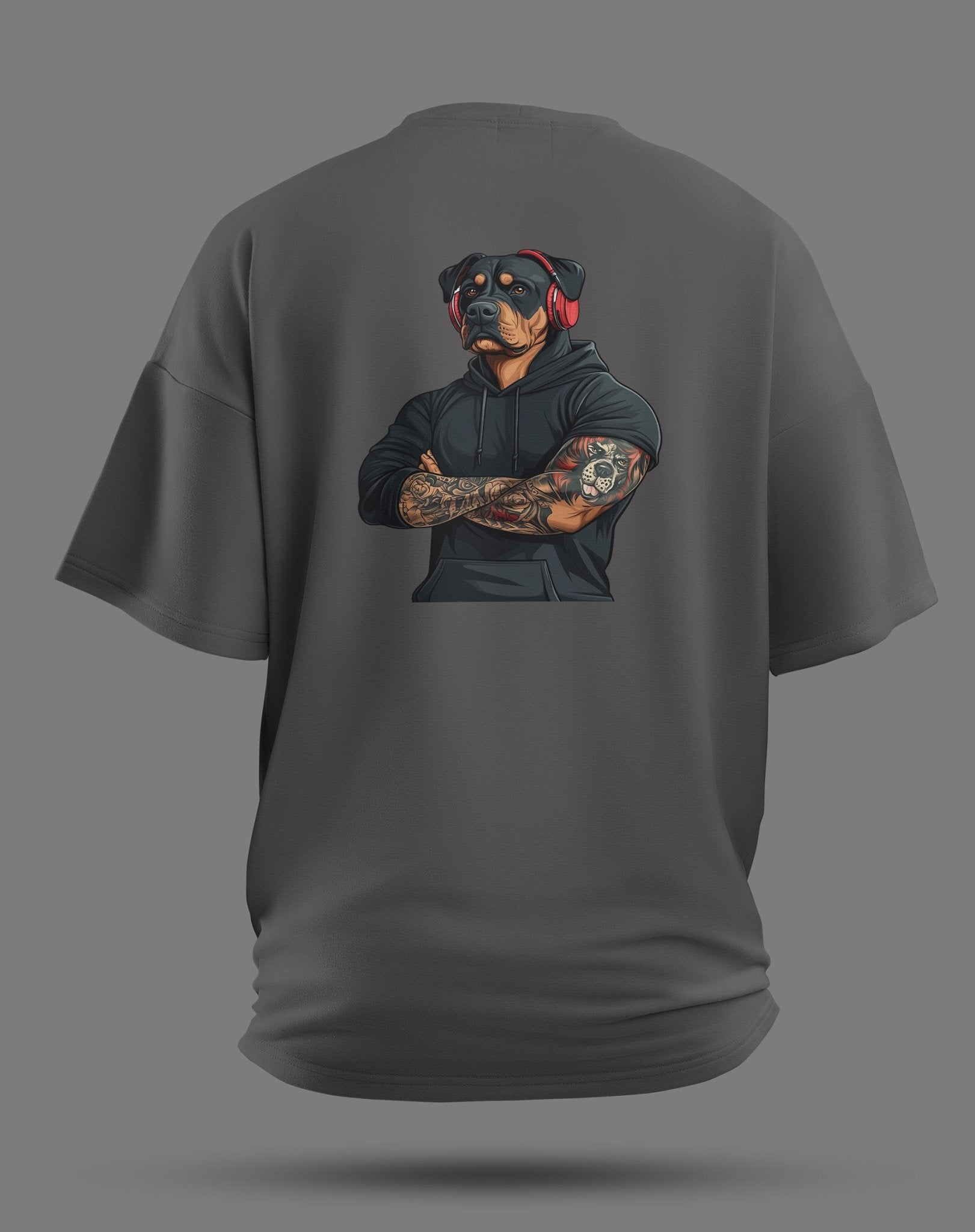 ALPHA ROTTWEILER Oversized T-Shirt - JAWX