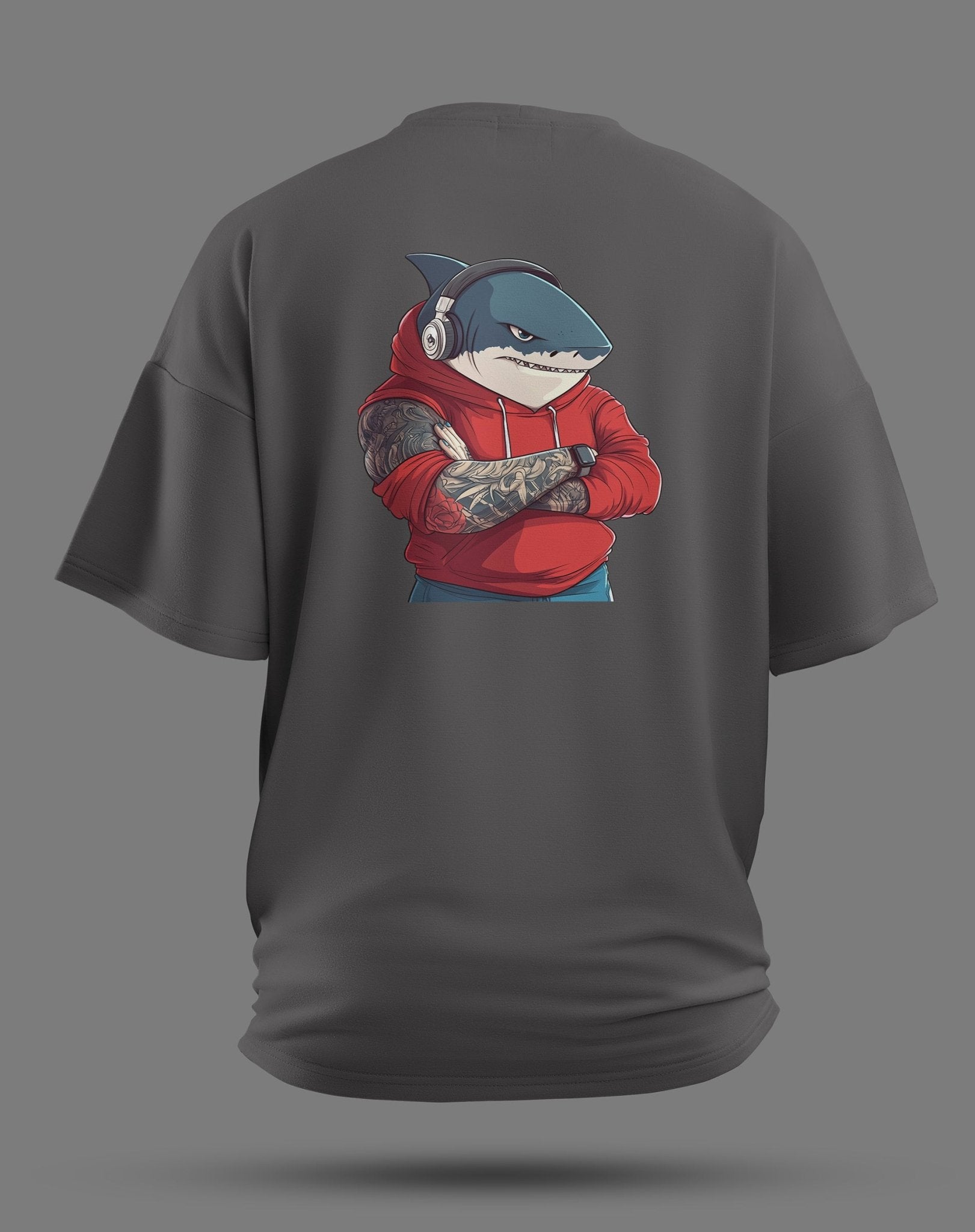 ALPHA SHARK Oversized T-Shirt - JAWX