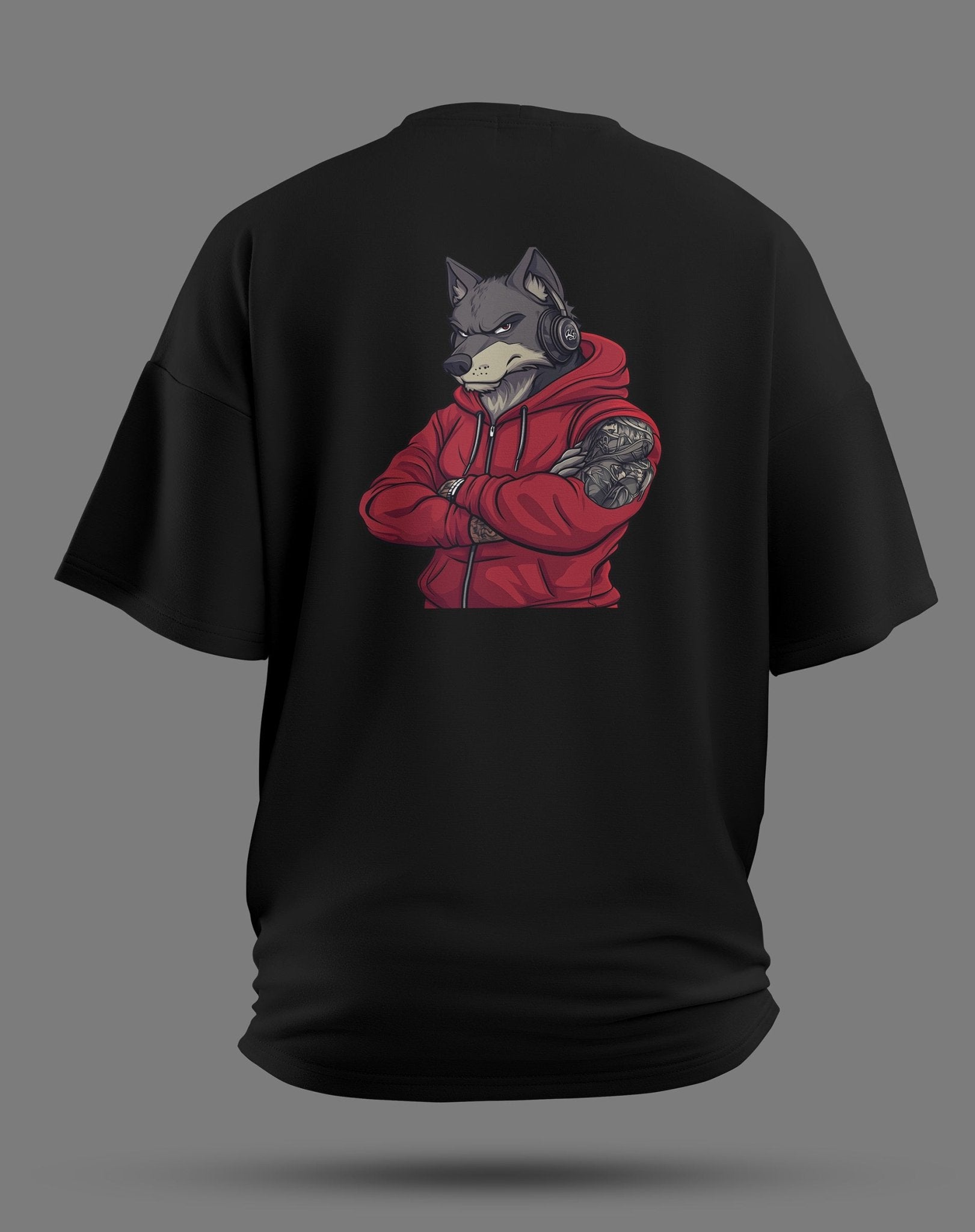 ALPHA WOLF Oversized T-Shirt - JAWX
