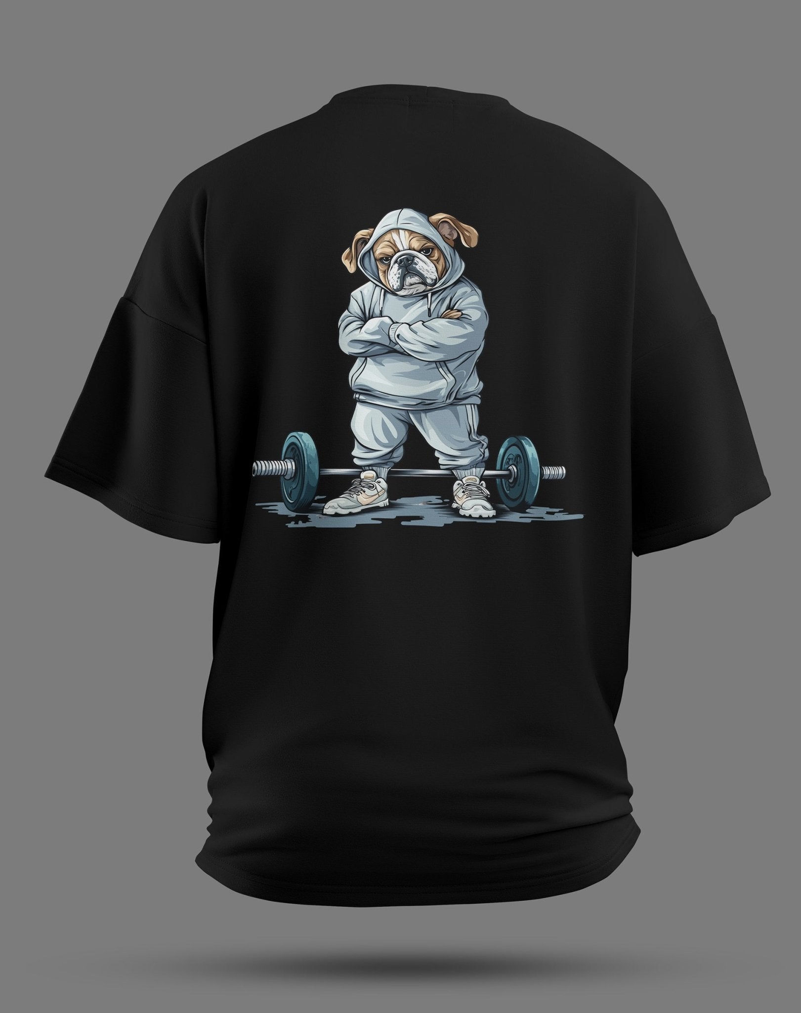 Bulldog Oversized Tee - JAWX