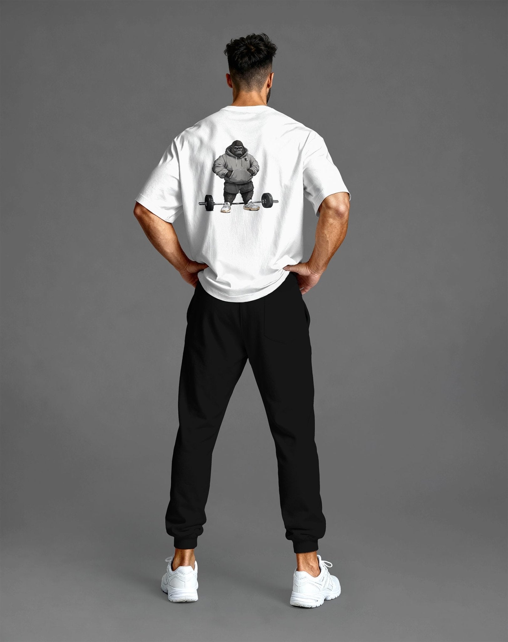 Shirt in Unbekannt – ready für jede Session. JAWX Gym Shirt. Gorilla Oversized Tee