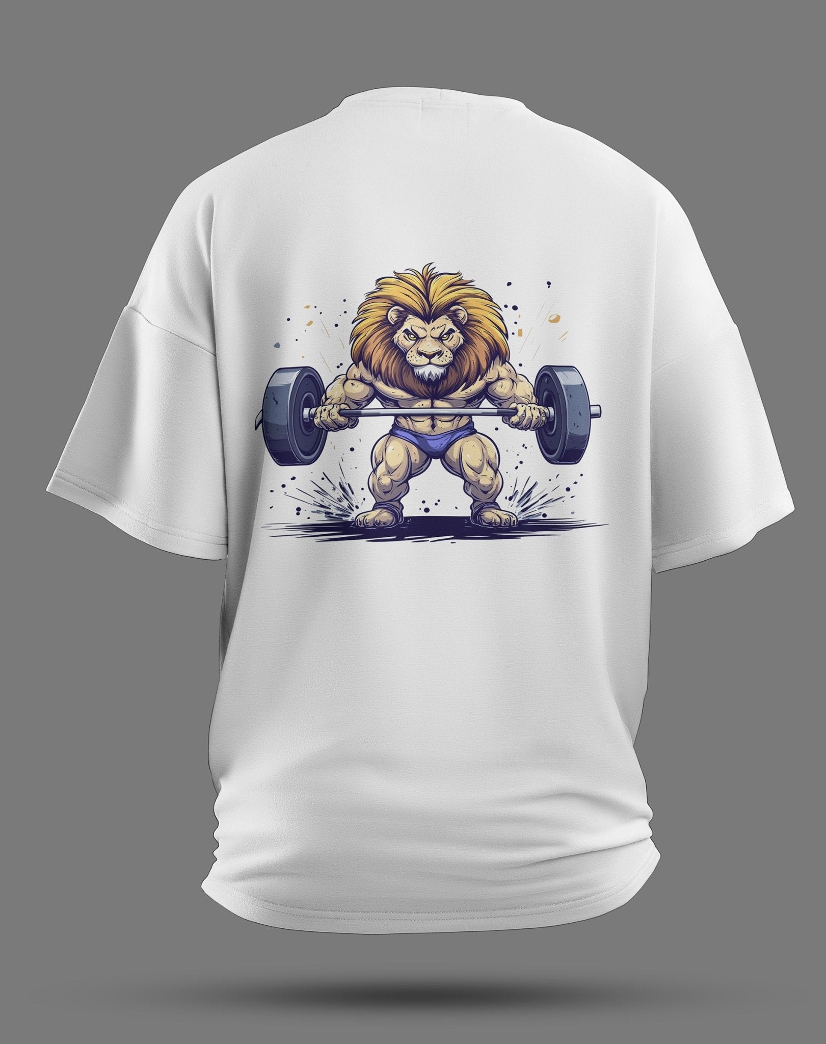 Lion Lift Oversized Tee - JAWX