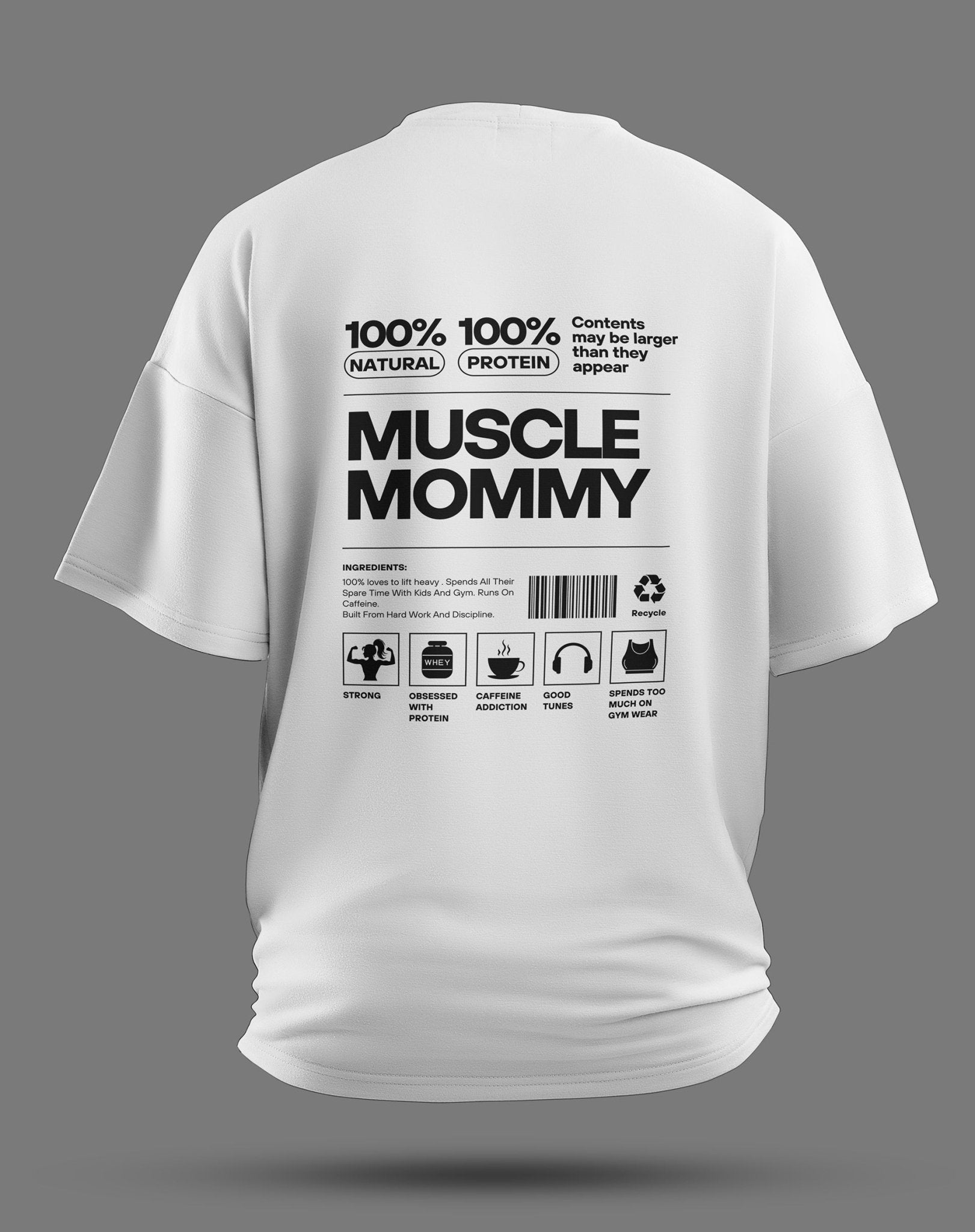 Muscle Mommy – Gym Shirt für Stärke & Selbstbewusstsein - JAWX