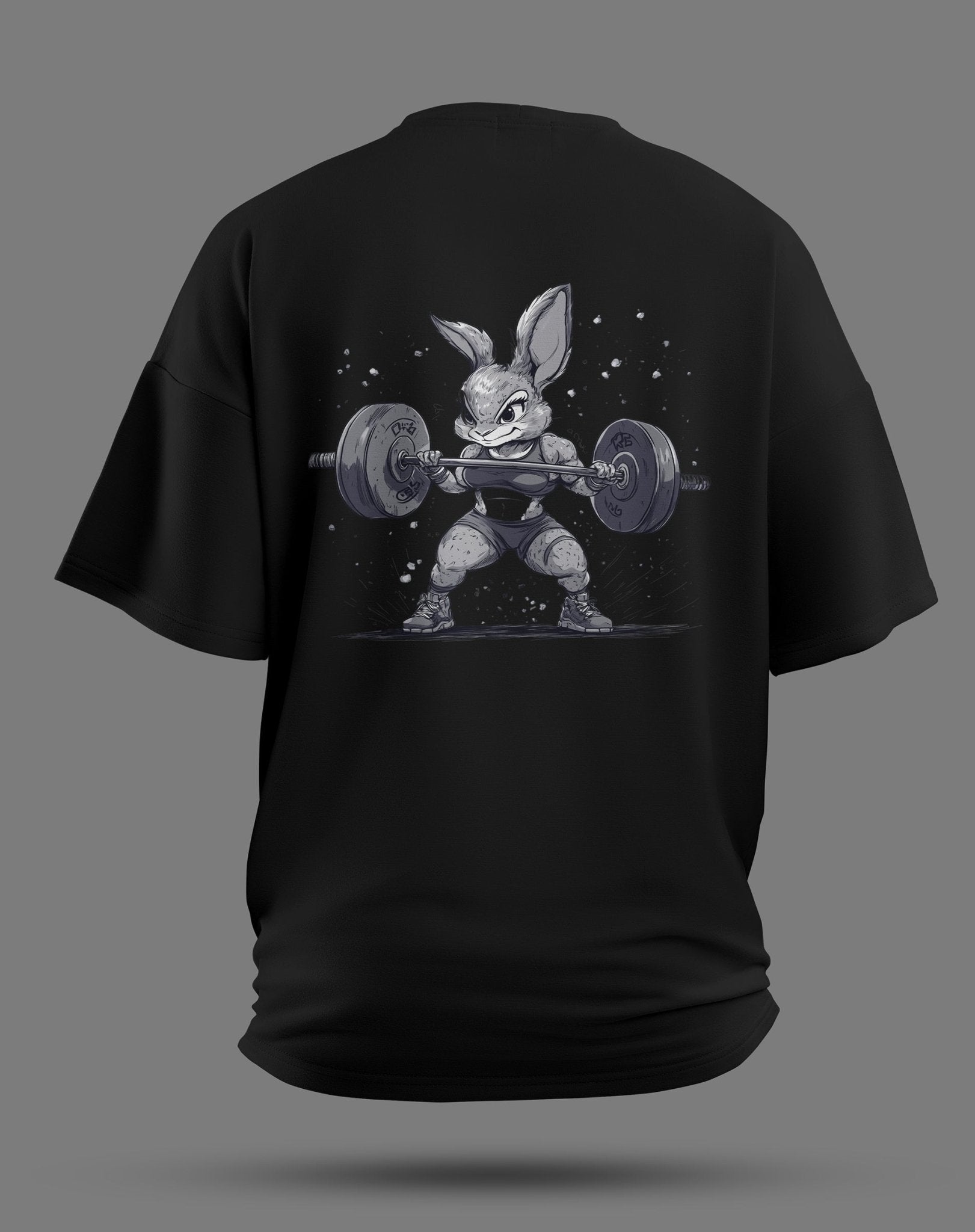 Rabbit Lift Oversized Tee - JAWX