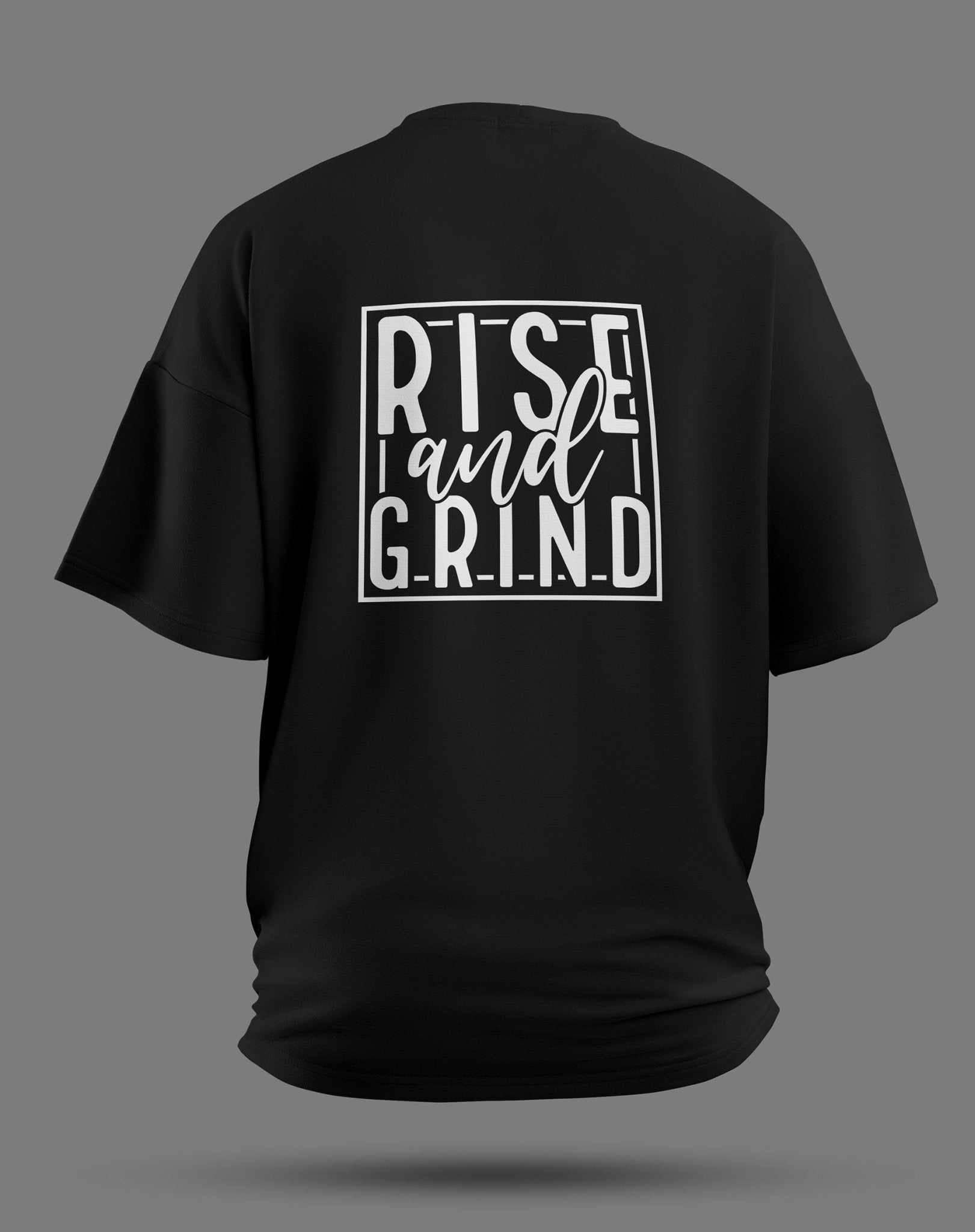 Rise and Grind – Oversized Gym Shirt für Fokus & Hustle - JAWX