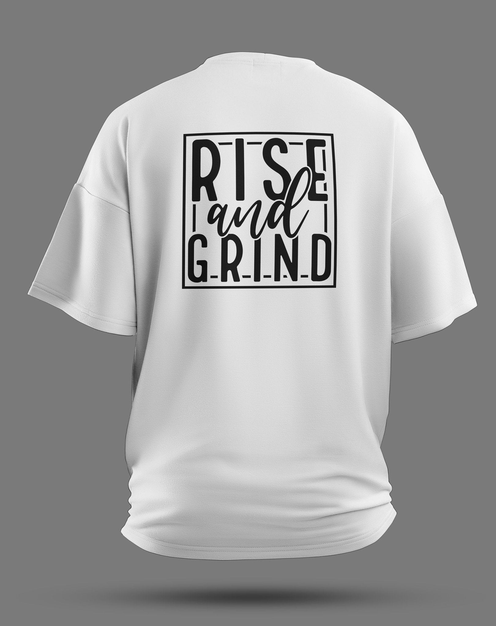 Rise and Grind – Oversized Gym Shirt für Fokus & Hustle - JAWX