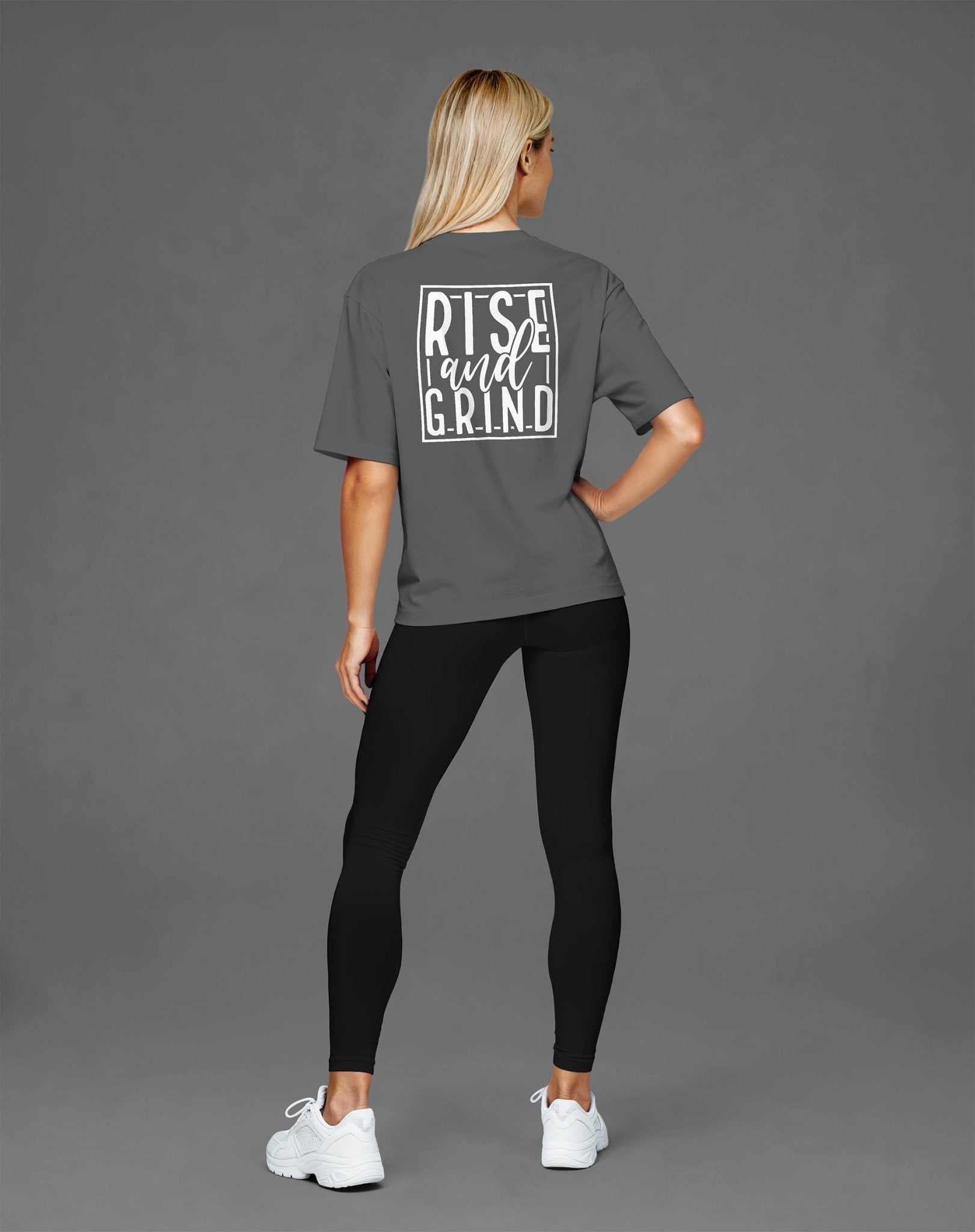 Rise and Grind – Oversized Gym Shirt für Fokus & Hustle - JAWX