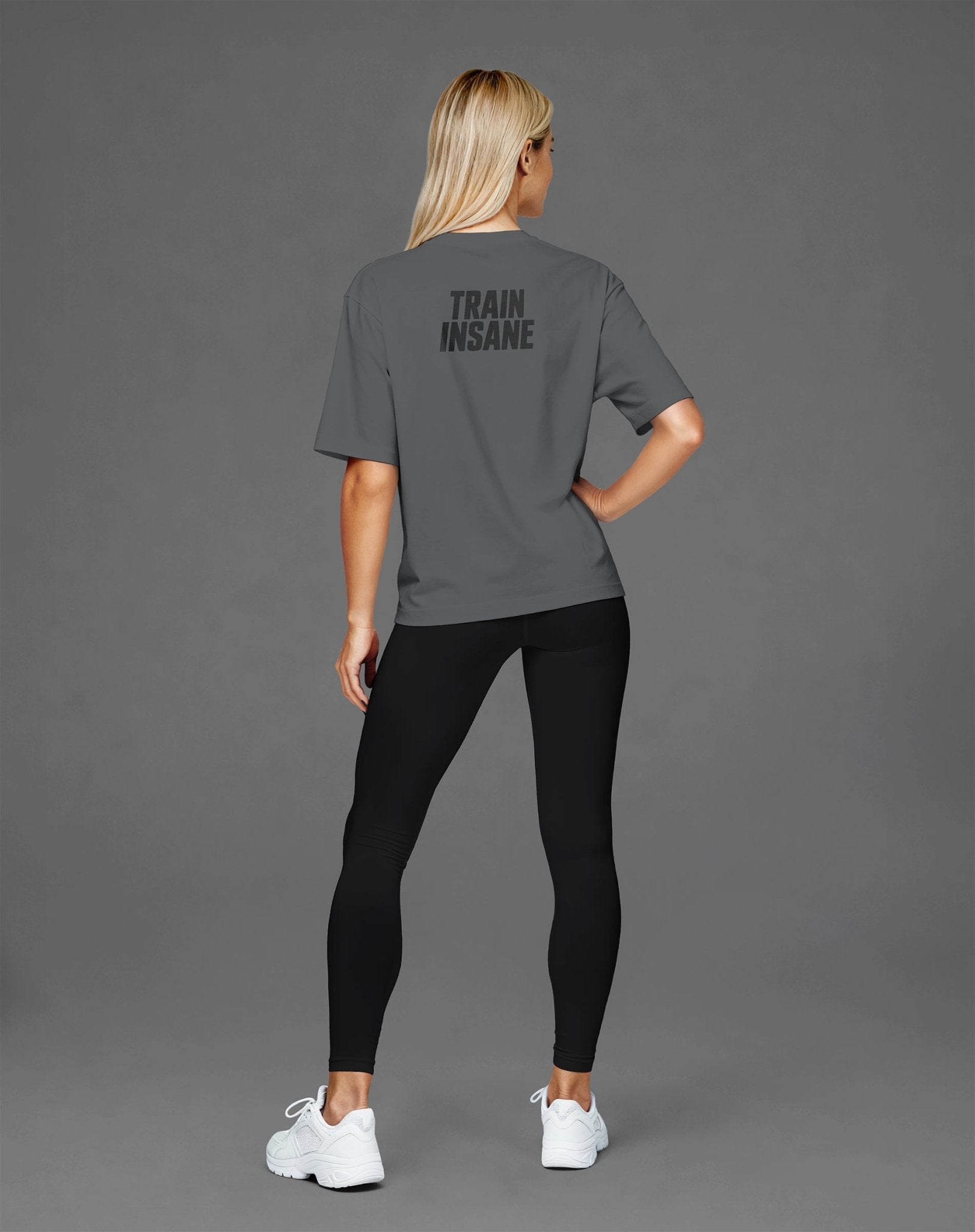 Train Insane – Oversized Gym Shirt für Disziplin & Fokus - JAWX