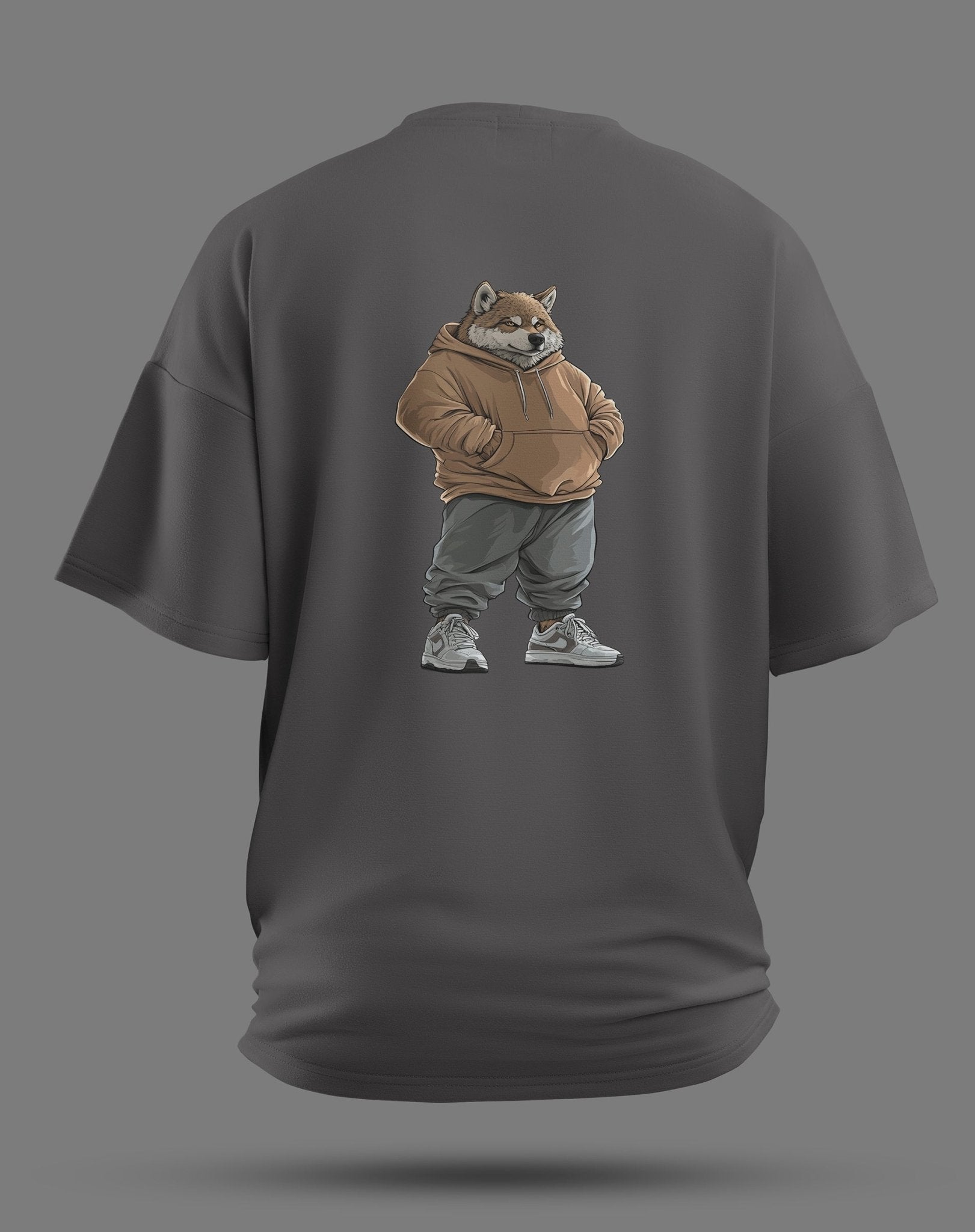 Wolf Oversized Tee - JAWX