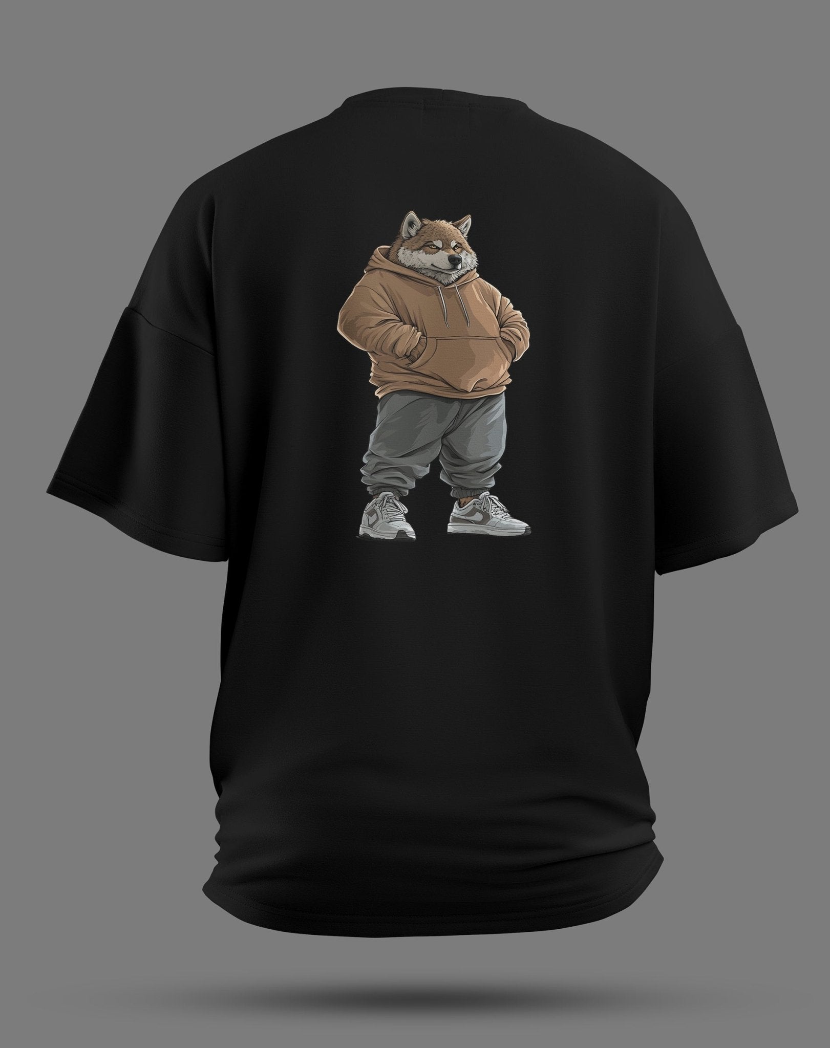 Wolf Oversized Tee - JAWX