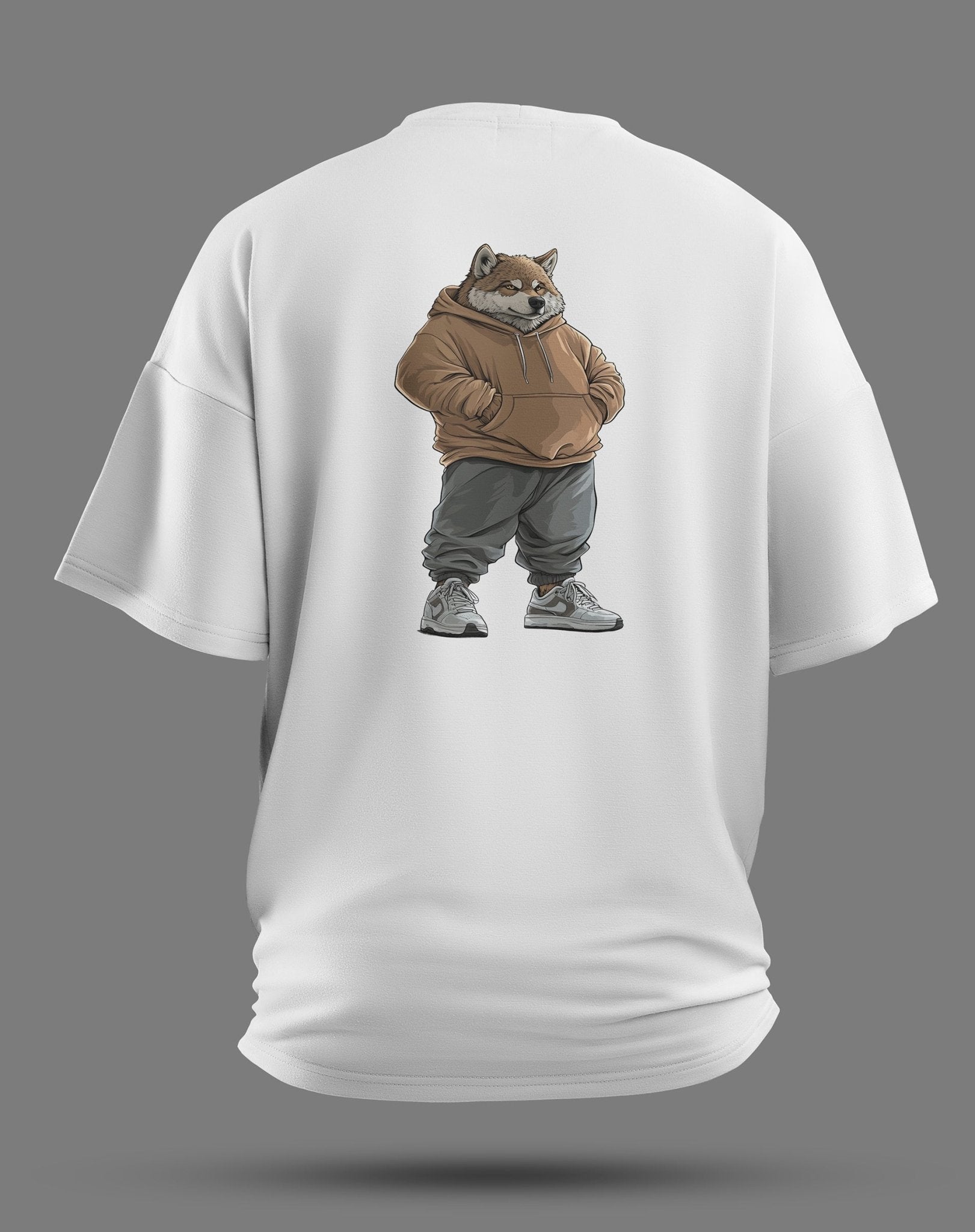 Wolf Oversized Tee - JAWX